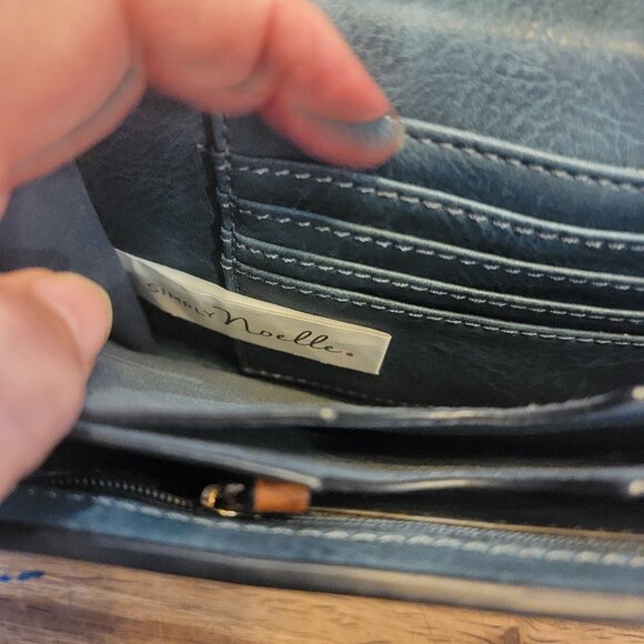 Simply Noelle Crossbody Wallet Convertible Brown Faux Leather - Picture 7 of 14